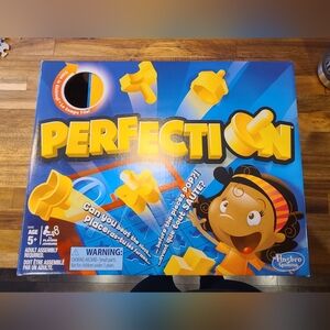 Hasbro Perfection Game - Blue and Yellow
